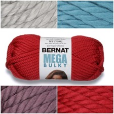  BUY 10 GET 25 OFF Bernat Mega Bulky 300g Yarn - Jumbo Weight Extra Thick Yarn