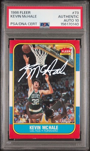 Kevin McHale #73 1986 Fleer card