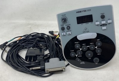 BEHRINGER HDS110USB Electronic Drum Module w/ Cable And Supply *READ*