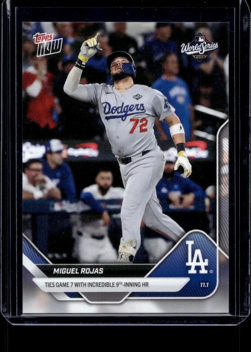 2025 Topps Now #921 Miguel Rojas Base Card (Qty) | eBay