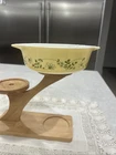 Vintage Pyrex  471-B  500ml Casserole Dish Shenandoah Pattern Cream - Nice!