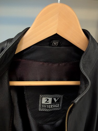 Versace Leather Jacket (medium) NWOT - Bild 2 von 5
