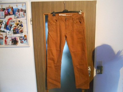 Coole Herren-Jeans in Orange der Marke FSBN ,Gr.36/32
