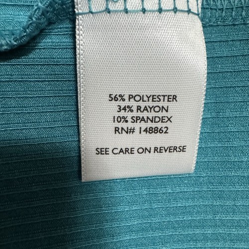 NEW Torrid Super Soft Ribbed High Neck Babydoll Tank Top 2 Size 2X Teal Knit 90s - Picture 11 of 16