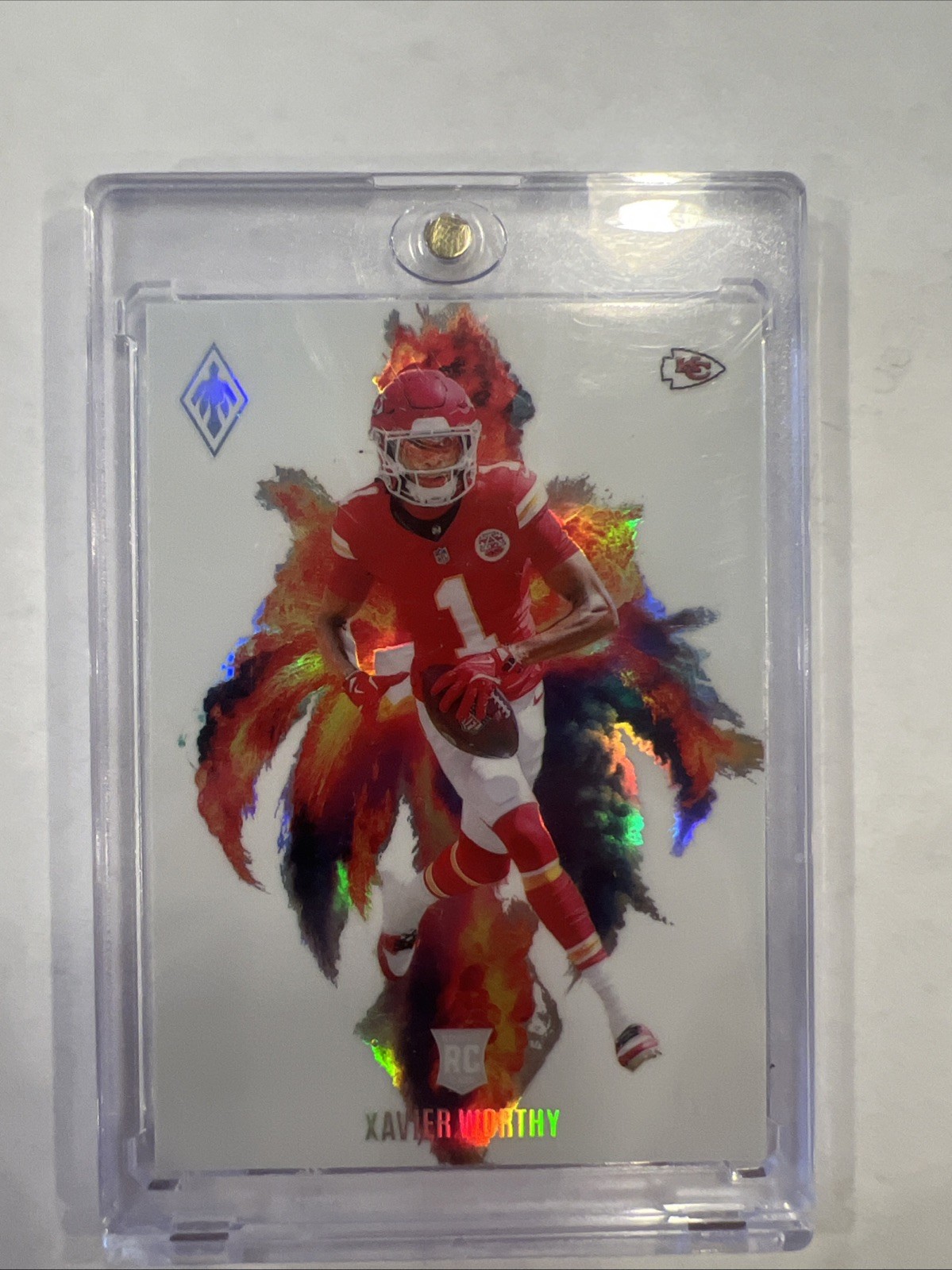 2024 Panini Phoenix - Color Blast Xavier Worthy #CB-XWY (RC)