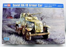 Modellino model kit montaggio tank SOVIET BA-10 ARMOR CAR scala 1:35 modellismo