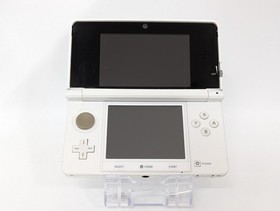 B1663 Nintendo 3DS console Pure White Japan w/adapter