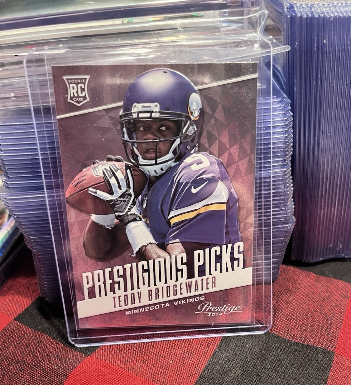Panini 2014 Prestige Teddy Bridgewater Vikings Prestigious Picks #PP28 RC Insert