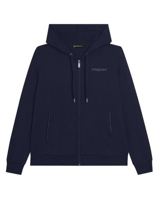 Hoodie Zip Up - Dark Sapphire Freddy