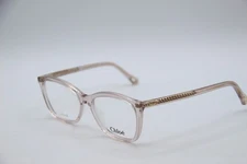 NEW CHLOE CH0118O 003 CLEAR GOLD AUTHENTIC FRAMES EYEGLASSES 52-15