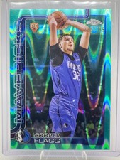 2025-26 Topps Chrome - Cooper Flagg #251 Aqua Refractor /199 (RC)
