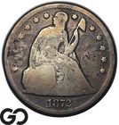 1872 Seated Liberty Dollar