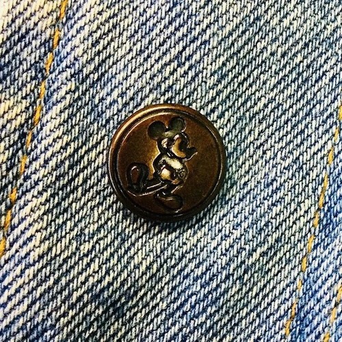 Vintage Disney Mens Blue Mickey Mouse 1928 Varsity American Original Jacket XL - Picture 9 of 15