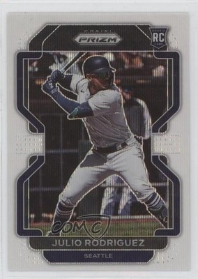 2022 Panini Prizm White Wave Prizm Julio Rodriguez #40 12d4