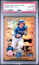 2023 Topps Gilded Collection - Bobby Witt Jr. #102 /99 PSA 10