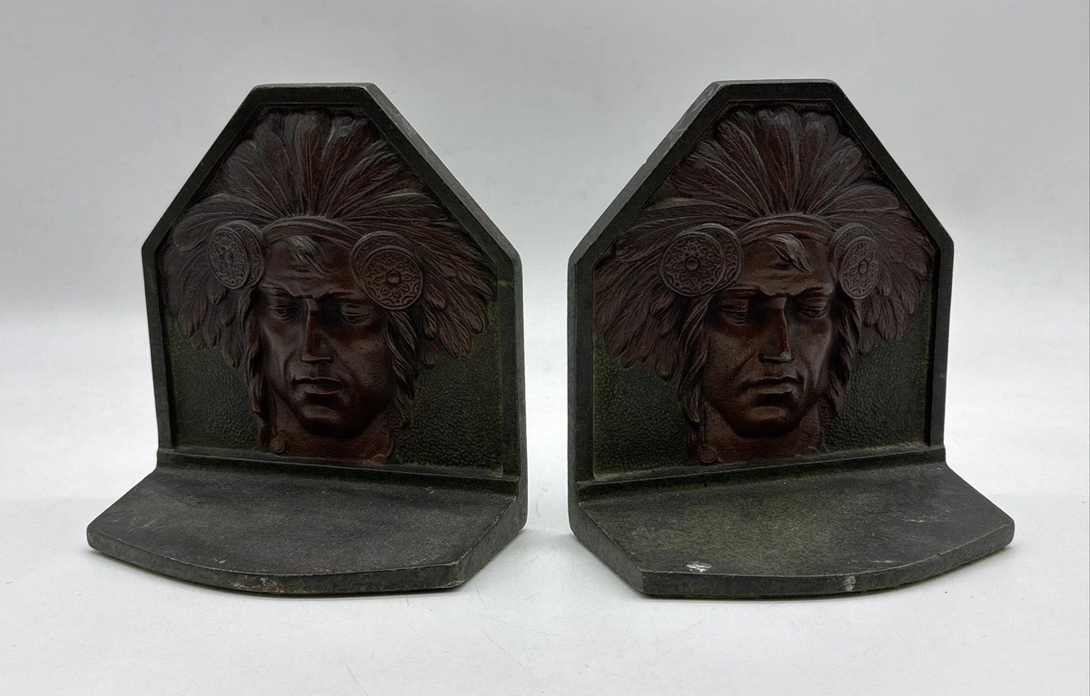Antique Indian Bookends In Antique Metalware for sale | eBay