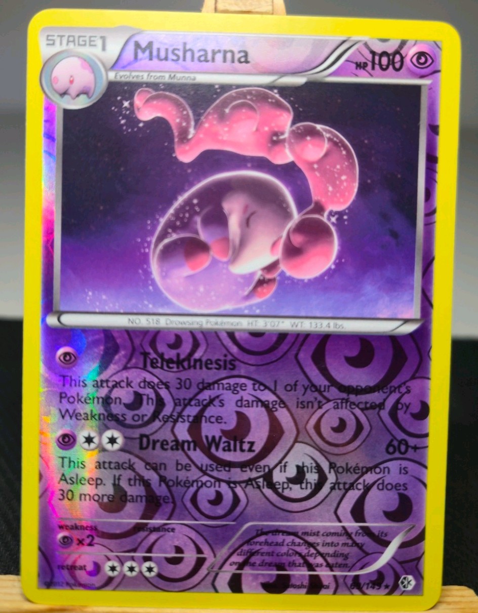 Musharna 69/149 Boundaries Crossed Reverse Holo N/M POKEMON ENGLISH VINTAGE