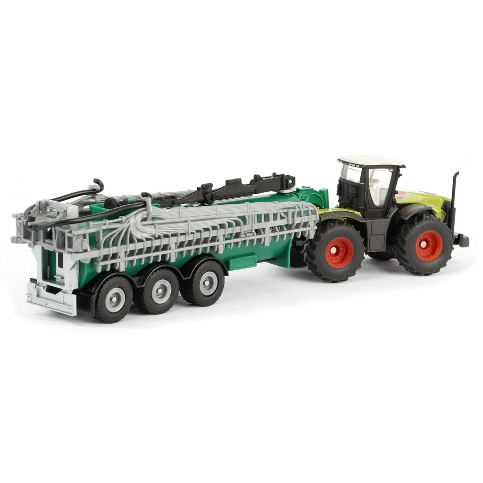 1/87 Claas Xerion 5000 Tractor With Slurry Tanker Manure Spreader SIKU-1827 - Image 3 of 4