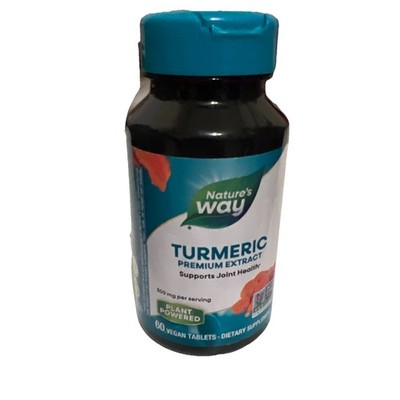 Nature's Way Turmeric Premium Extract Joint Health Antioxidant 60Ct Exp. 07/27
