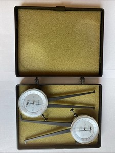 2pc Set Of Fowler Caliper Gage No. 52-553-001/52-553-003 Made In Japan
