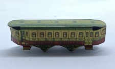 1930's Cracker Jack Tin Toy Prize Toyville Trolley Litho RARE Miniature
