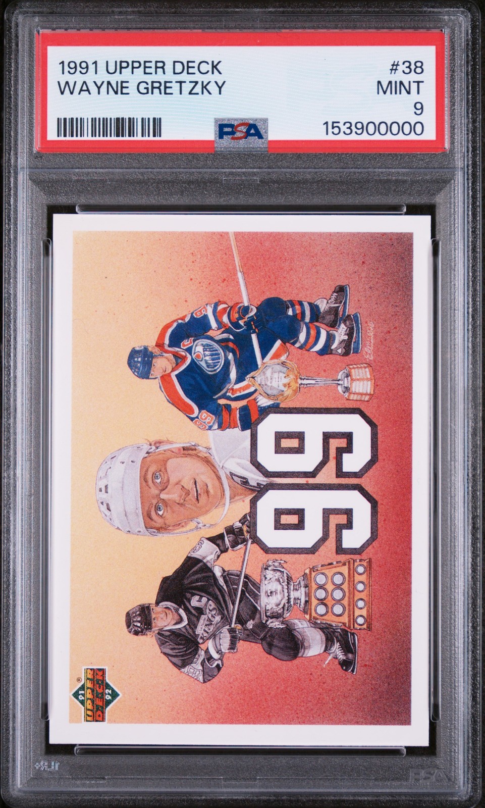 1991 UPPER DECK #38 WAYNE GRETZKY PSA 9