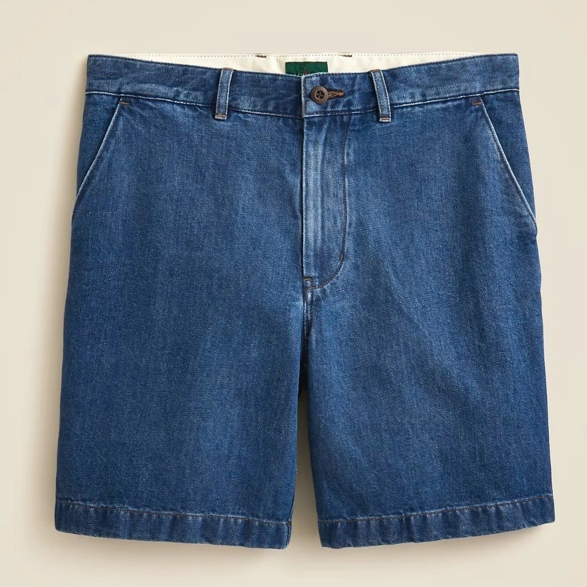J.Crew Relaxed Fit Linen Cotton Blend Denim Short Men 29W Oarsman Blue 8 inches
Opens in a new windo