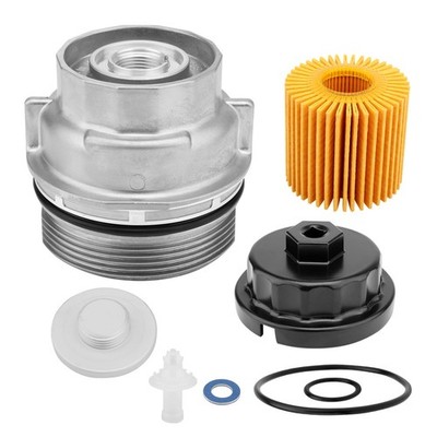 Engine Oil Filter Housing Cap Assembly Kit, Compatatible With 2005-2021 Lexus...