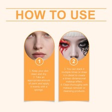 Unisex Face Body Paint Set Clown Skull Cosplay Halloween Festival Themed Events