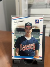 1988 Fleer Tom Glavine Rookie Card #539 - Atlanta Braves