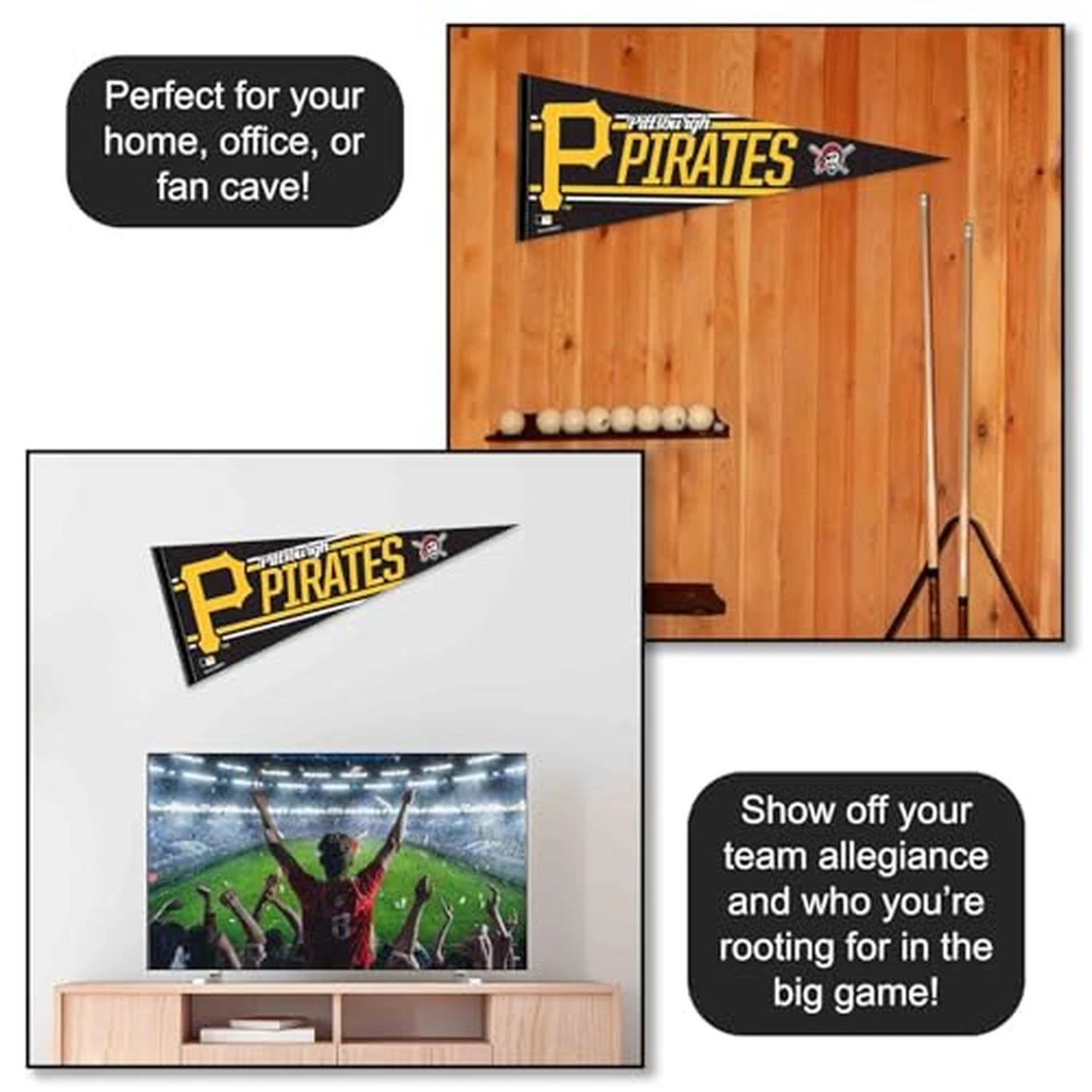Pittsburgh Pirates Large Pennant - thumbnail 3