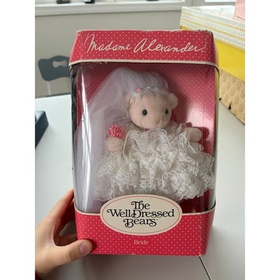 Madame Alexander The Well Dressed Bears Bride Wedding Dress Collectible