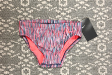 New Nike Performance Swimwear Boys Poly Blend Print Swim Brief - Size 28 - Coral