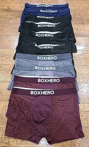 box hero Bambusfaser Boxershorts Herren 2XL 10er Pack. Neu Mehrfarbig