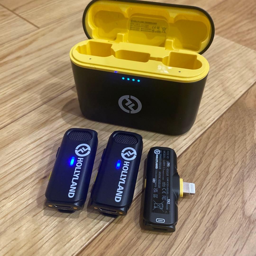 HollyView Wireless Pin Microphone Lavalier Mic Used for Video Recording