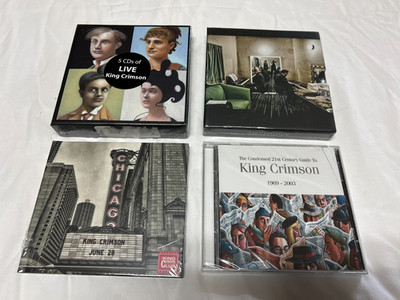 KING CRIMSON Huge Box Set Lot 12 CDs + 1 Blu-Ray Live + Best Of NEW SEALED