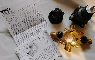 #ad Kohler 8304 KS NA Rite Temp Pressure Balancing Valve and Cartridge Kit Open Box $49.99