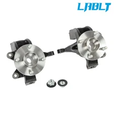 2pcs Front LH & RH Wheel Bearing Hub Knuckle Assembly For Ford Focus 2006-2011