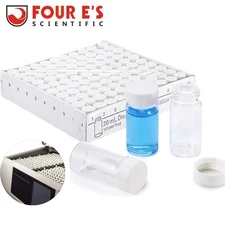 500Pcs 20ml Scintillation Vials Clear Vials Borosilicate Glass Counting Vial New
