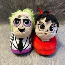 Ground Up Beetlejuice Slippers Womens Size 9-10 Slip On Plush Shoes Lightweight