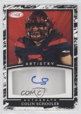 2022 SAGE Artistry Auto Colin Schooler #A-CS4 Auto 14dp
