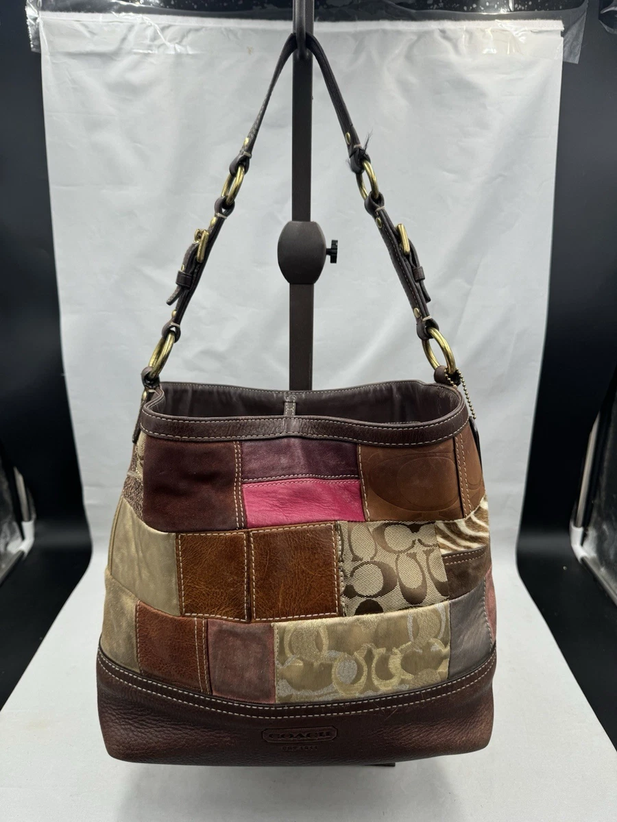 Coach Patchwork Leather Exterior Large Bags & Handbags for Women