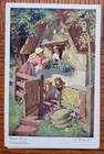 Vintage Otto Kubel Snow White Postcard Set Complete 6 Cards Uvachrom Serie 147 — photo 4