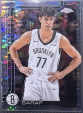 2025-26 Topps Chrome Pulsar Refractor Ben Saraf Rookie Card #276 Brooklyn Nets