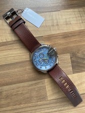 Diesel Mega Chief Watch DZ4281 - Blue/Brown - Tags On