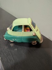 Bandai Japon 1958 – DKW Voiture En Tôle Friction – 21 Cm – état D’usage