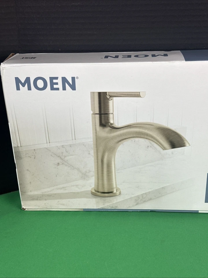 Moen Idris 84577SRN Bathroom Faucet with Drain – Brushed Nickel - Image 2 of 4