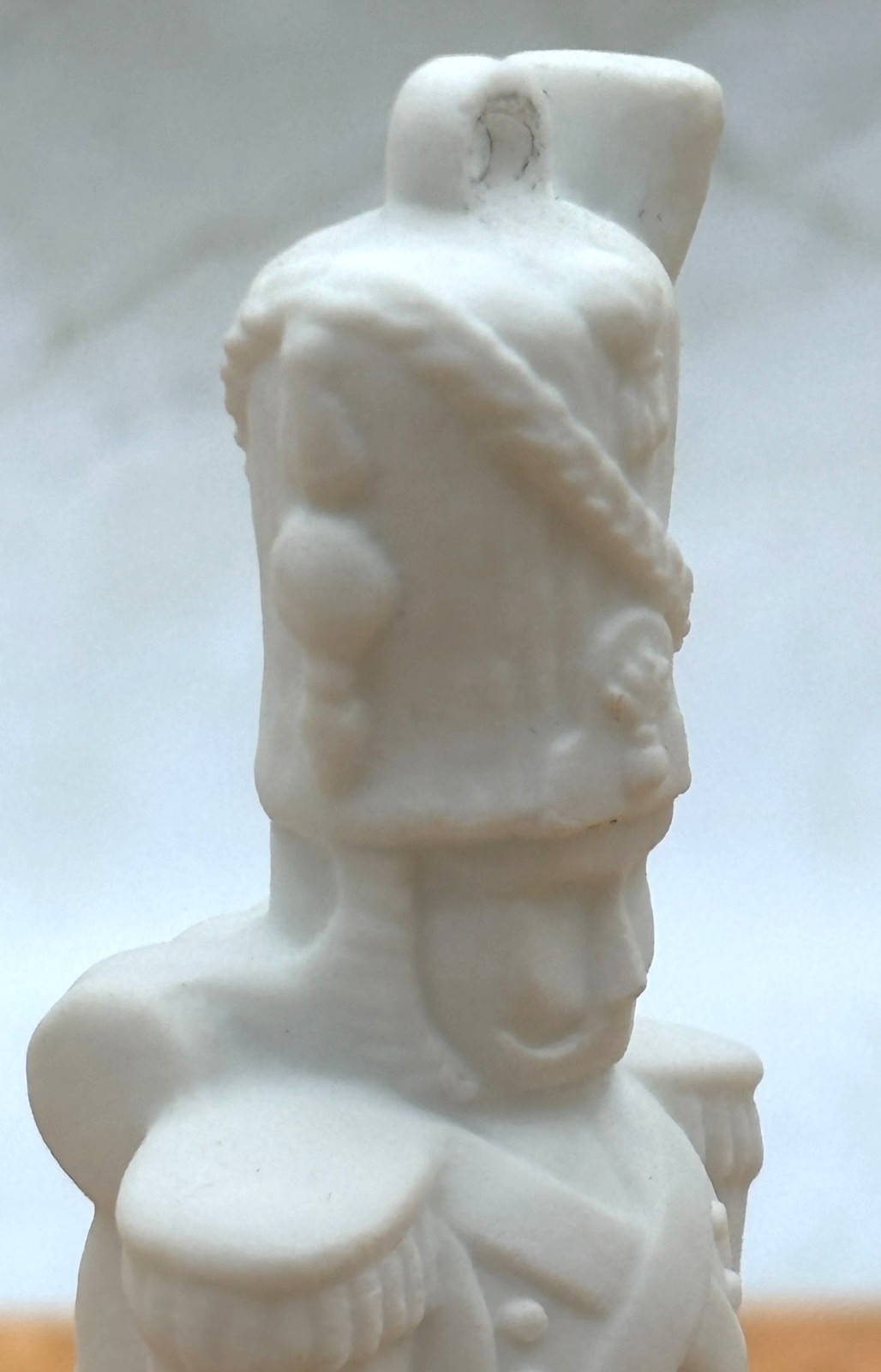 Porcelaines Bernardaud Holiday Ornament Toy Soldier Guard Limoges White Orig Box