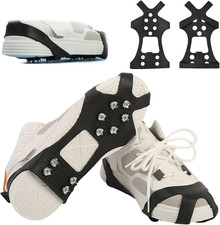 Ramponi per Scarponi, Ramponcini per Scarponi, Ramponi Da Ghiaccio Con 10 Borchi