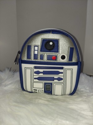 New 2020 Disney Parks Loungefly Star Wars R2-D2 Mini Backpack Wristlet Belt Bag